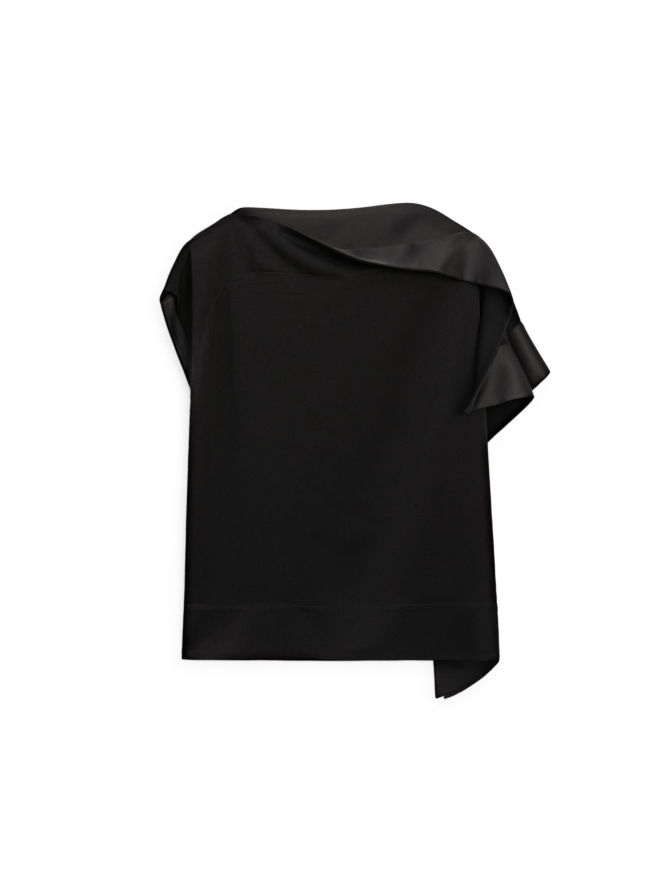 Asymmetric top with ruffle detail - STUDIO